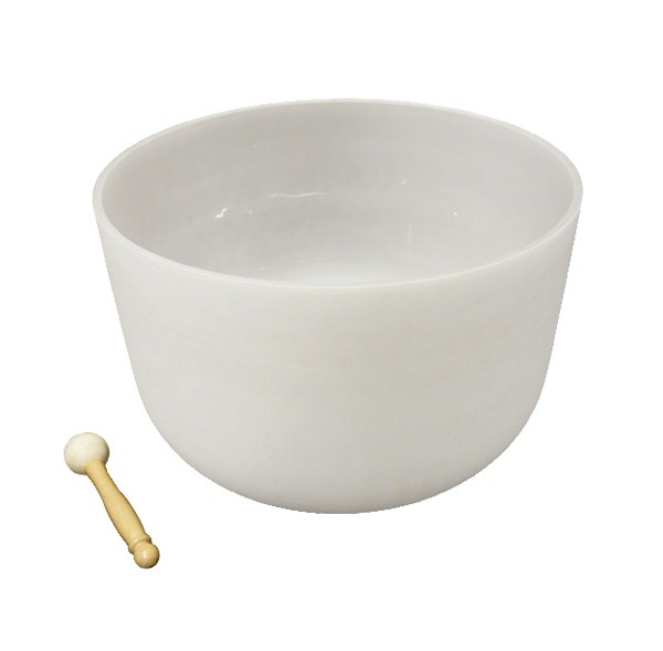 Singing bowl 16' - Frosted crystal