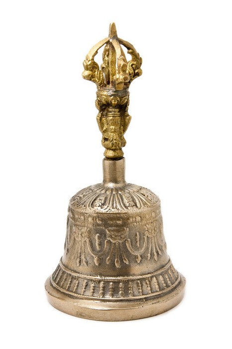 Cloche tibétaine petite - cloche chantante fabriquée avec un