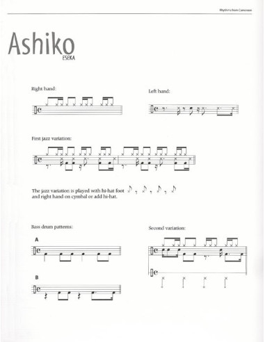 African rhythms for drumset - Christian Bourdon