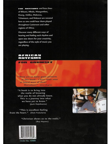 African rhythms for drumset - Christian Bourdon