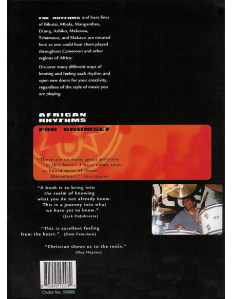 African rhythms for drumset - Christian Bourdon