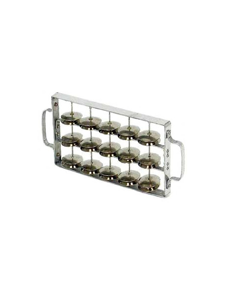 Rocar (chocalho) Contemporânea ligne pro - double - medium - aluminium