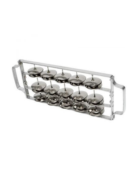 Rocar (chocalho) Contemporânea ligne pro - double - petit - aluminium