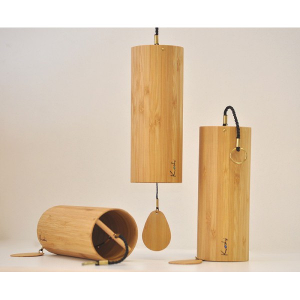 Aqua Koshi carillon accordé fabrication en France bambou naturel instrument  musique - Escale Sensorielle