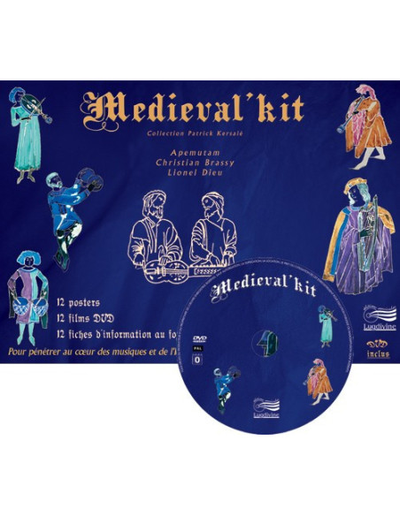 Médiéval'Kit - Autour du Moyen Âge - 12 Posters + 1 DVD + 1 fichier PDF