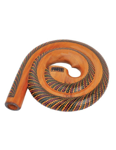 Didgeridoo escargot peint + housse