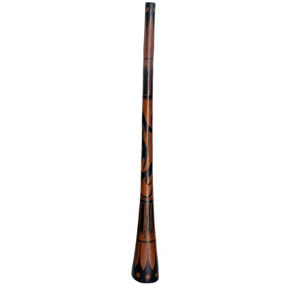 Didgeridoo Maori - Baked wood - 150-170cm - ROOTS