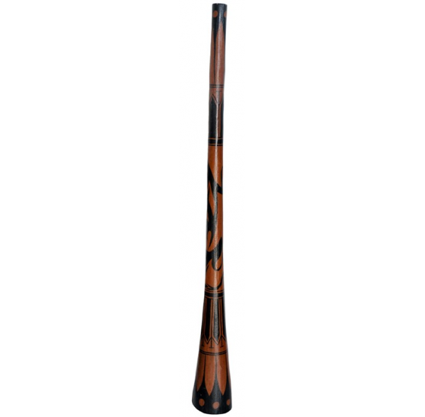 160 cm   Baked Wood   E Maori Didgeridoo 