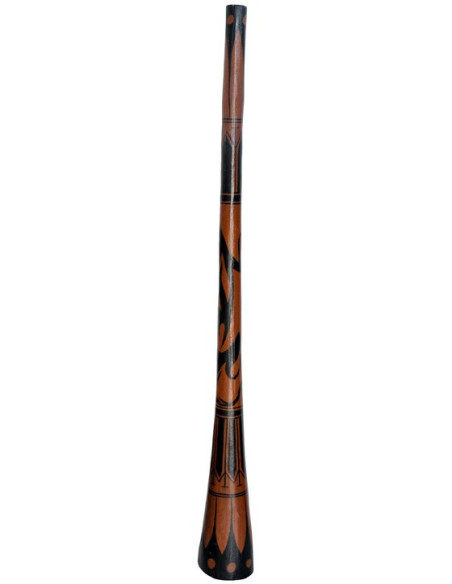 Didgeridoo Maori - Baked wood - 150-170cm - ROOTS