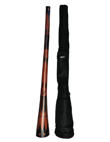 Didgeridoo Maori - Baked wood - 150-170cm - ROOTS