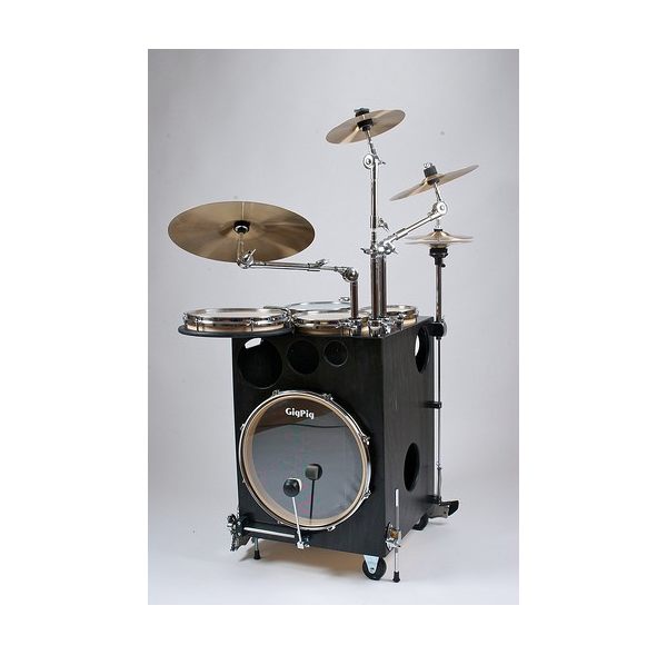 GigPig Extended GX++ - Drum Set - Black