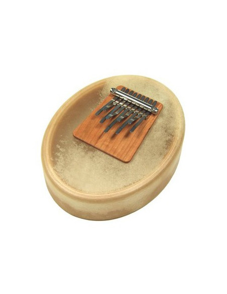 Sansula Deluxe - kalimba sur peau animale - LA mineur - HOKEMA