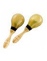 Maracas en peau naturelle petit modèle 14cm Roots 