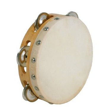 tambourin 6" avec cymbalettes