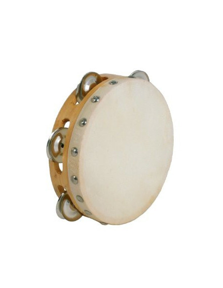 tambourin 6" avec cymbalettes