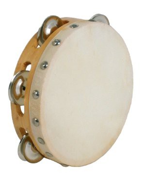 tambourin 8 avec cymbalettes - Djoliba music store