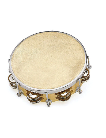 Tambourin 10' réglable peau naturelle 