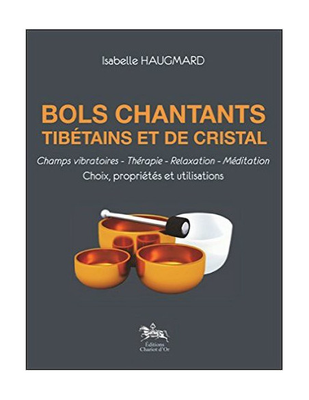 bol chantant tibétains et de cristal