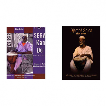 Pack Séga Sidibé - Percussions Africaines - 2 méthodes Livres/CD/DVD