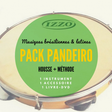 Pack Pandeiro Izzo + Méthode DVD + remo skin special pandeiro + bag