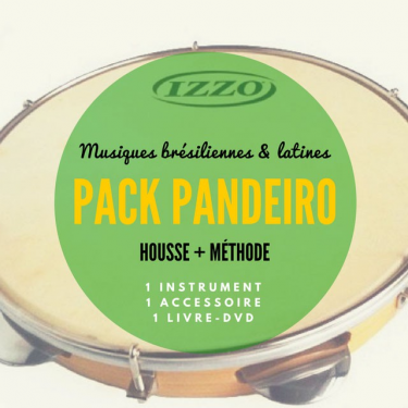 Pack Pandeiro Izzo + Méthode DVD + Housse