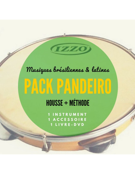 Pack Pandeiro Izzo + Méthode DVD + Housse