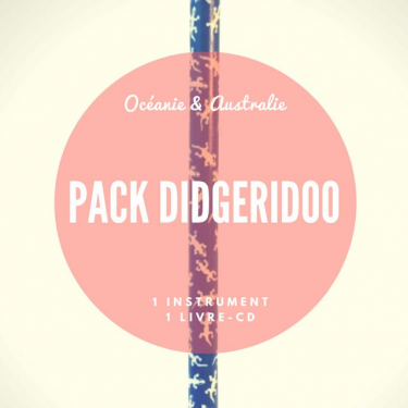 Pack Didgeridoo PVC "Sarong" + Méthode Livre-CD