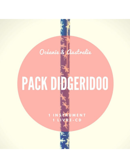 Pack Didgeridoo PVC "Sarong" + Méthode Livre-CD