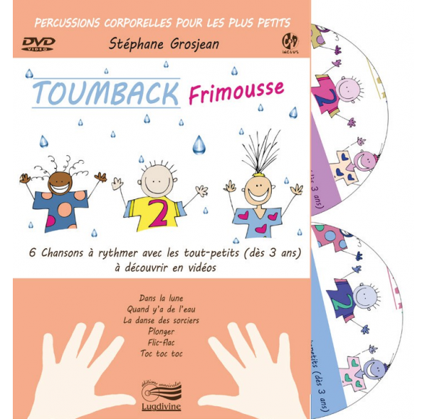 Méthode percussions corporelles Toumback Frimousse livre + dvd + cd