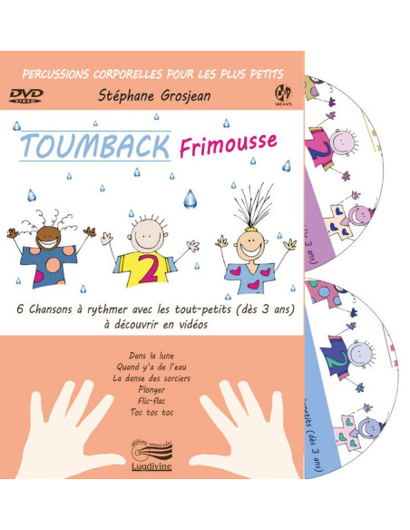 Méthode percussions corporelles Toumback  Frimousse livre + dvd + cd