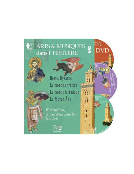 Arts et Musiques dans l'Histoire - Vol 2 - Livre + CD + DVD