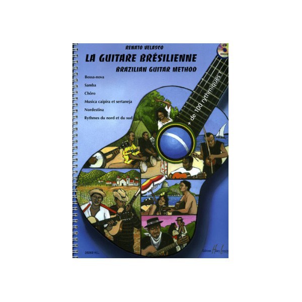 La guitare brésilienne par Renato Velaso - (Livre+CD) - apprendre la guitare  brésilienne