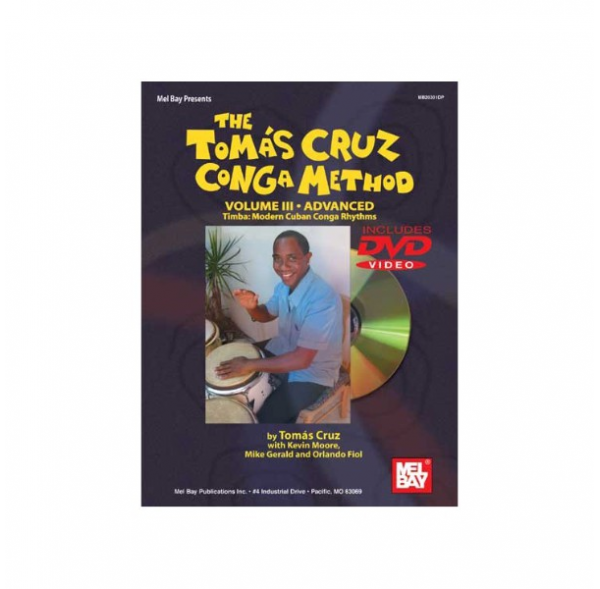 Méthode de congas Vol III - Tomas Cruz - Livre + DVD