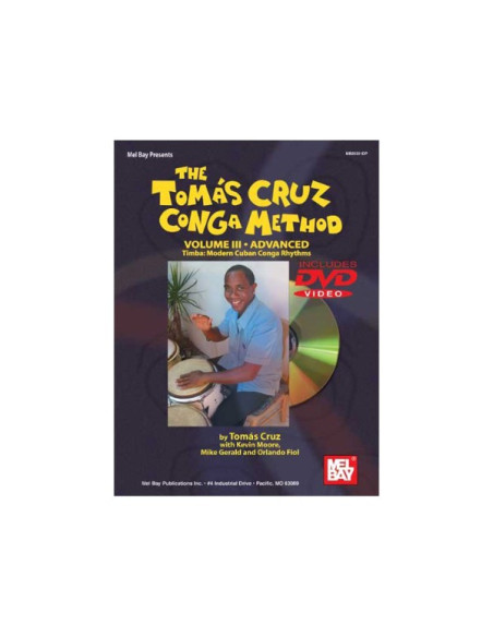 Méthode de congas Vol III - Tomas Cruz - Livre + DVD