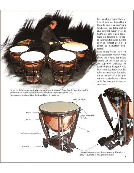 suivez le guide! LES PERCUSSIONS - LIVRE