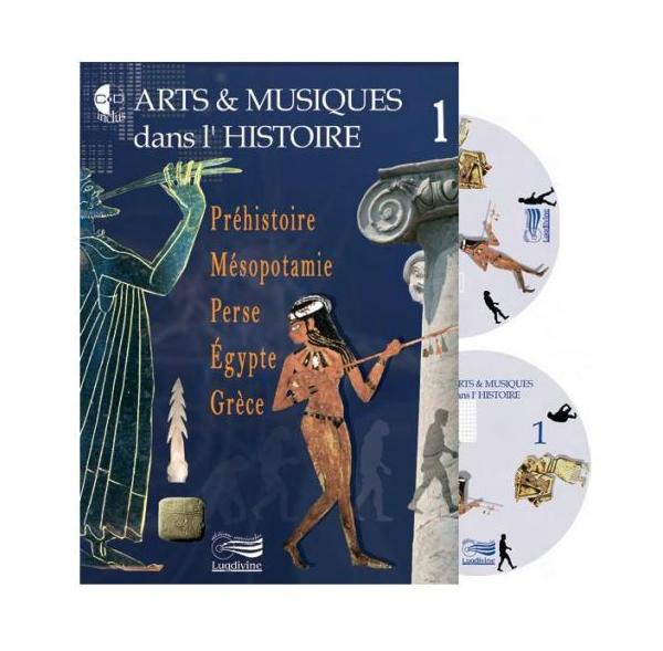 Arts et Musiques dans l'Histoire - Vol 1 - Livre + CD + DVD