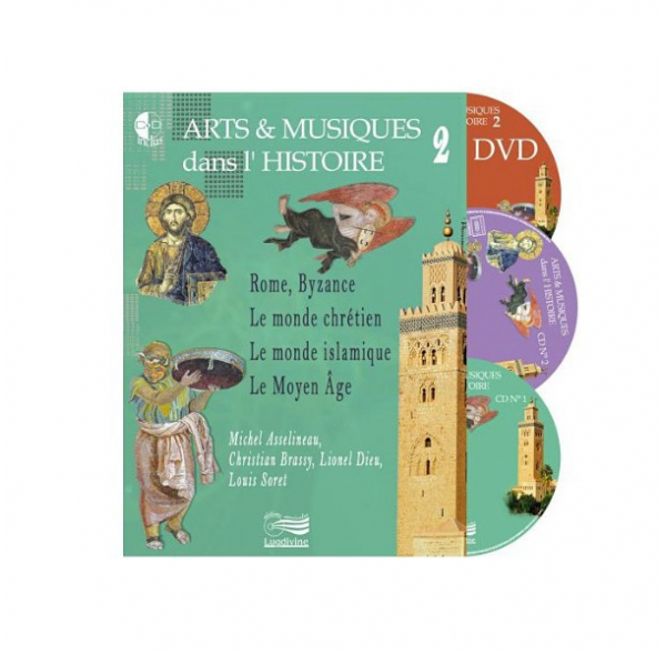 Arts et Musiques dans l'Histoire - Vol 2 - Livre + CD + DVD