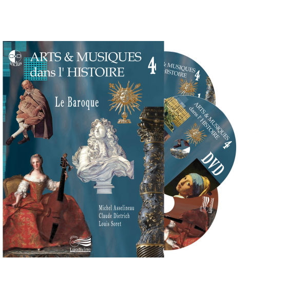 Arts et Musiques dans l'Histoire - Vol 4 - Livre + CD + DVD