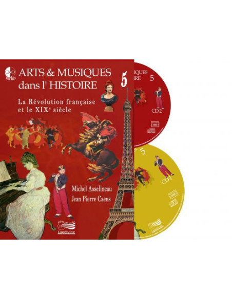 Arts et Musiques dans l'Histoire - Vol 5 - Livre + CD + DVD