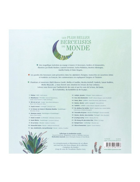 Les plus belles berceuses du monde - Livre-CD