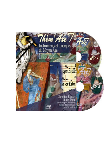 Thèm'Axe - Instruments et Musiques du Moyen Âge - Livre + 2 CD