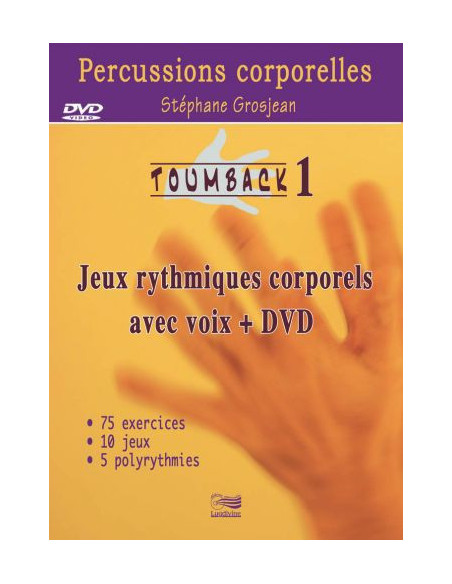 TOUMBACK 1 - Percussions corporelles - Livre + DVD