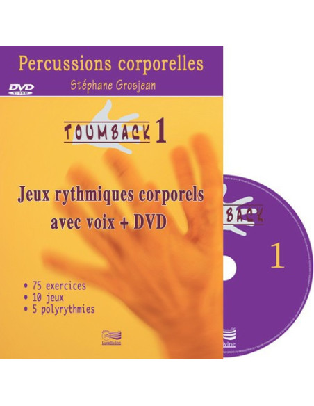 TOUMBACK 1 - Percussions corporelles - Livre + DVD