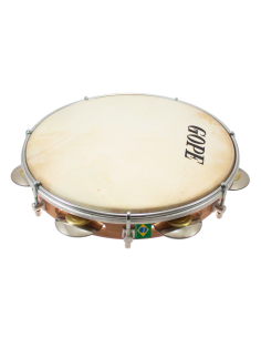 Pandeiro 10" - Peau de chèvre - Pro - Gope - cymbalettes laiton chromé 2