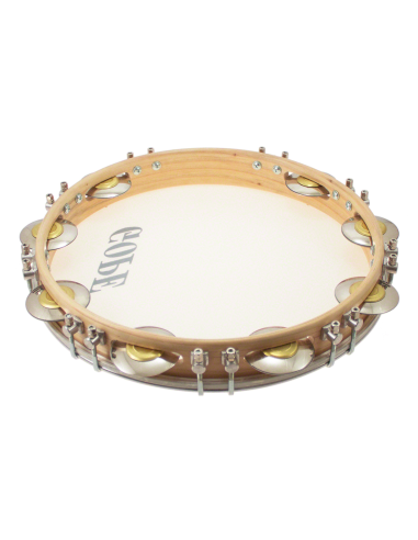 Pandeiro 12" Tirants Doubles Peau Sablée - Gope