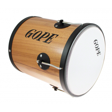 RM1030WO-HBK - 10" Wooden Repique de Mao Black Hoop - 30cm Depth - Gope