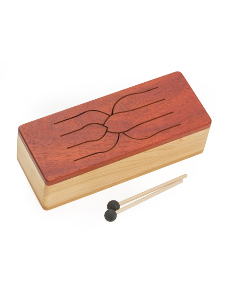 Tambour de bois Tinka tong Alto 6 notes en D penta - Feeltone