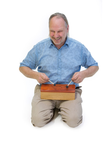 Tambour de bois Tinka tong Alto 6 notes en D penta - Feeltone