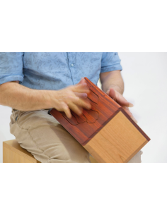 Tambour de bois Baba Tong Double Basse 10 notes en A - Feeltone 2