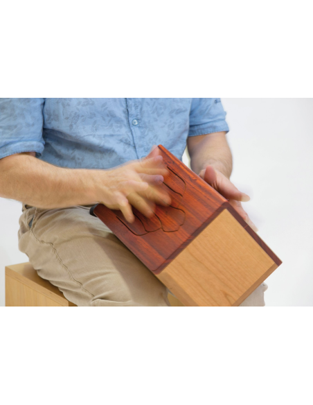 Tambour de bois Baba Tong Double Basse 10 notes en A - Feeltone